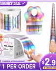 Extra Long Nail Forms for Strong Perfect Nail Extensions