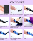 How to use the Saviland Chrome Nail Powder Set