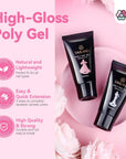 14PCS Poly Gel Nail Kit Starter Set for Beginners