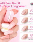 Poly Gel Nail Kit with Clear & Nude Extension Gels