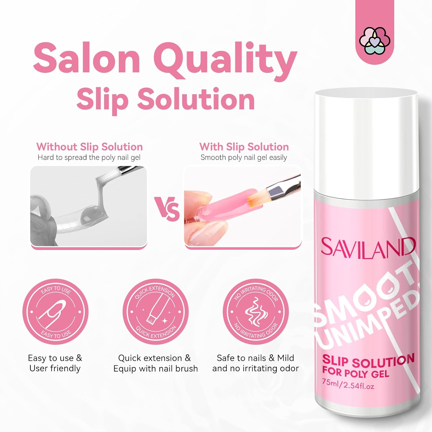 Poly Gel Nail Kit with Nail Lamp &amp; Slip Solution