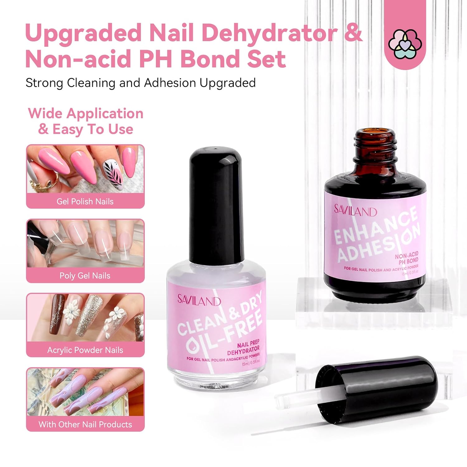 Poly Gel Nail Kit with Nail Lamp &amp; Slip Solution