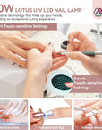 30W Cordless UV Nail Lamp with Smart Sensor Technology (Ships to US Only)