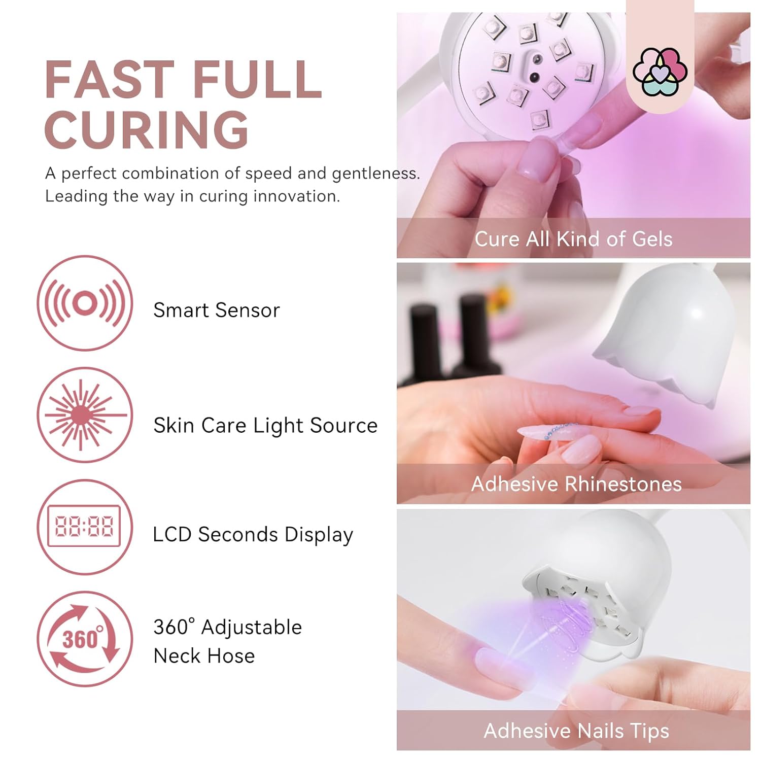 30W Cordless UV Nail Lamp with Smart Sensor Technology (Ships to US Only)