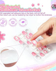 Kids Press-On Nails Set with Glitter & Gradient Designs (Ships to US Only)