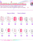Kids Press-On Nails Set with Glitter & Gradient Designs (Ships to US Only)