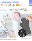 UV Protection Nail Gloves for Safe Gel Nail Curing