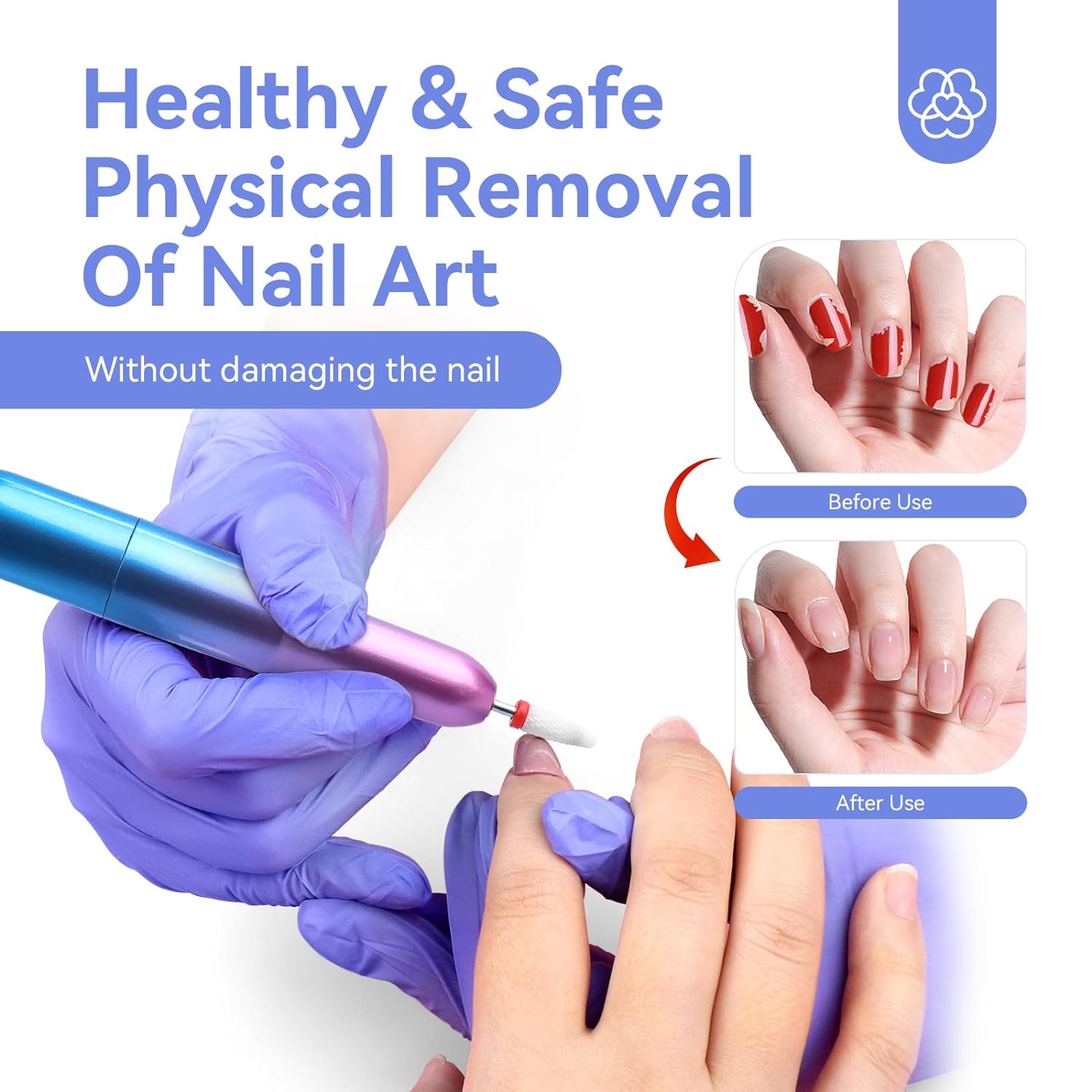 Portable 20000RPM Nail Drill for Acrylic Gel &amp; Dip Nails (Ships to US Only)