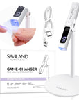 Portable LED UV Nail Lamp with Magnetic Stand & LCD Display (Ships to US Only)