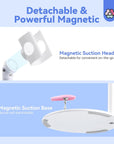 Portable LED UV Nail Lamp with Magnetic Stand & LCD Display (Ships to US Only)