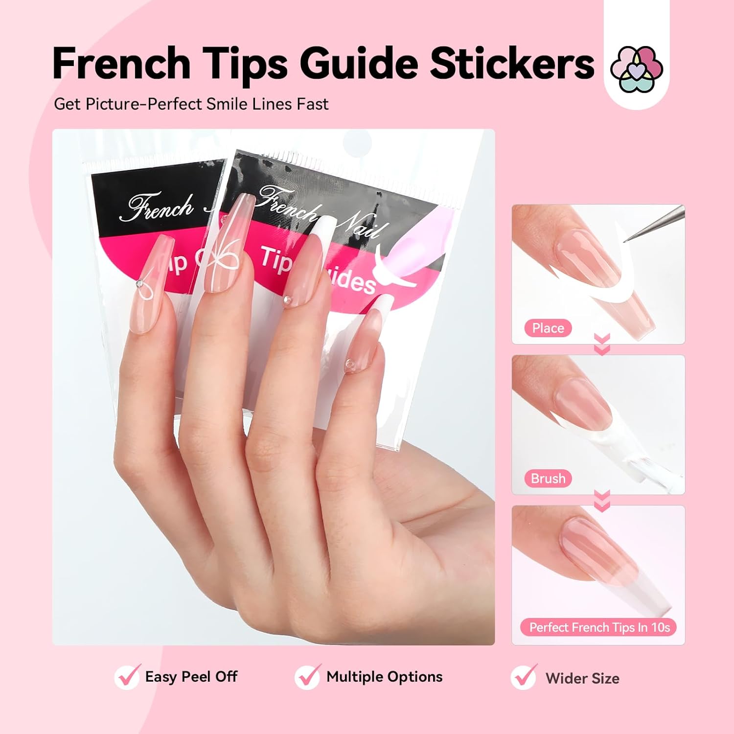 Complete French Manicure Kit for Easy Salon-Style Nails (Ships to US Only)
