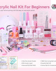 Ultimate Acrylic Nail Kit with Lamp & Drill for Beginners (Ships to US Only)