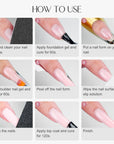 Light Pink Builder Gel for Strong Nail Extensions & Repair