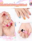 Kids Press-On Nails Set with Cute Colorful Designs (Ships to US Only)