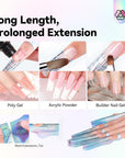 Extra Long Nail Forms for Strong Perfect Nail Extensions