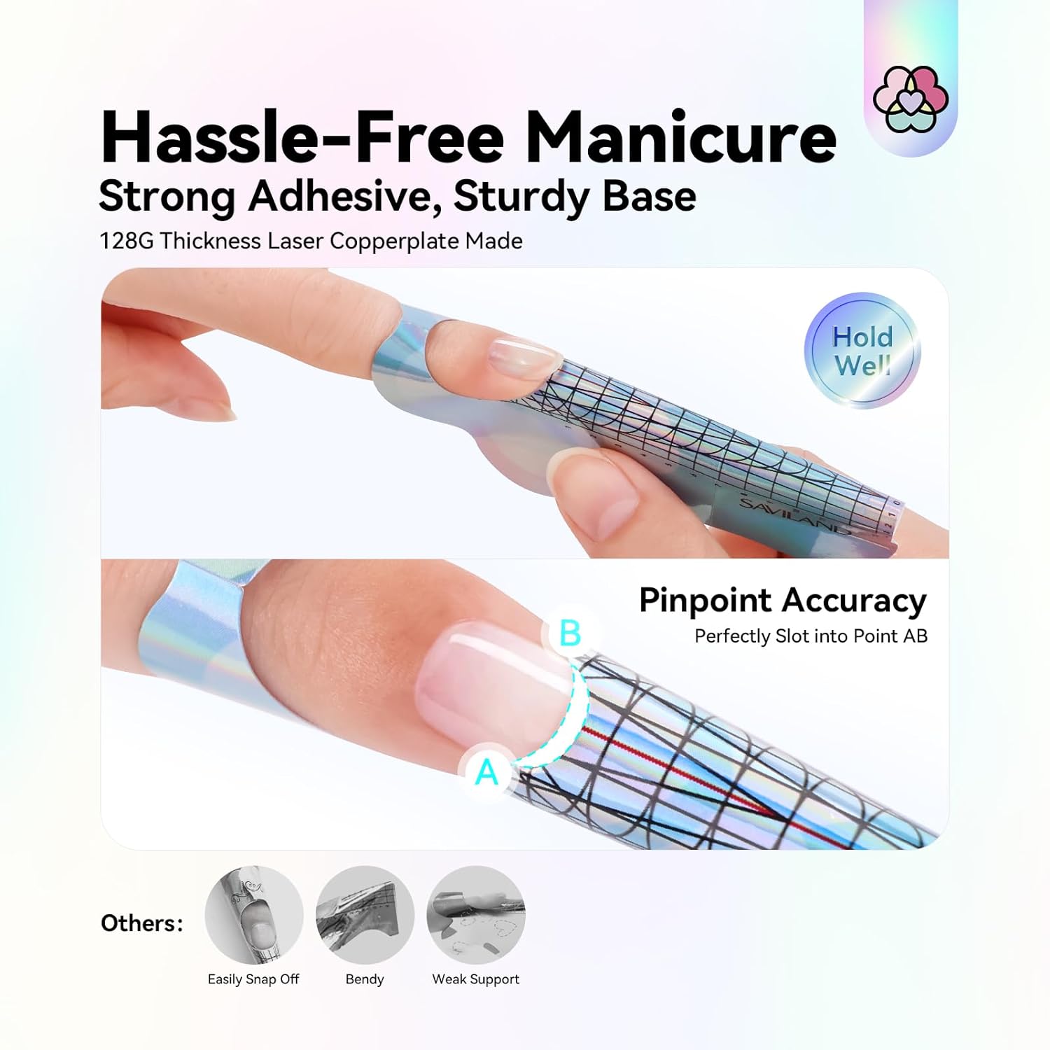 Extra Long Nail Forms for Strong Perfect Nail Extensions