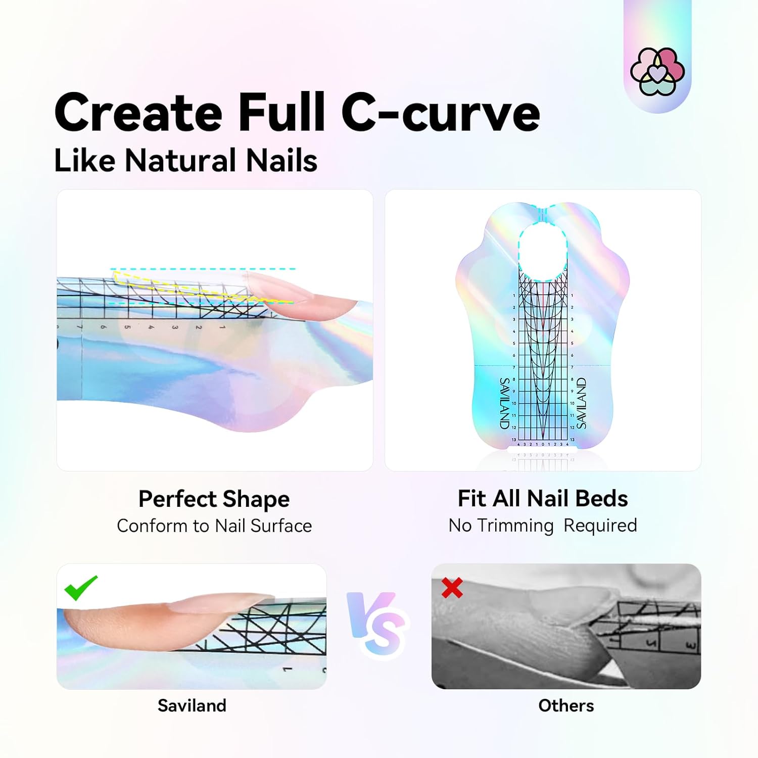 Extra Long Nail Forms for Strong Perfect Nail Extensions