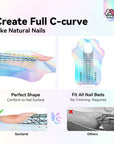 Extra Long Nail Forms for Strong Perfect Nail Extensions