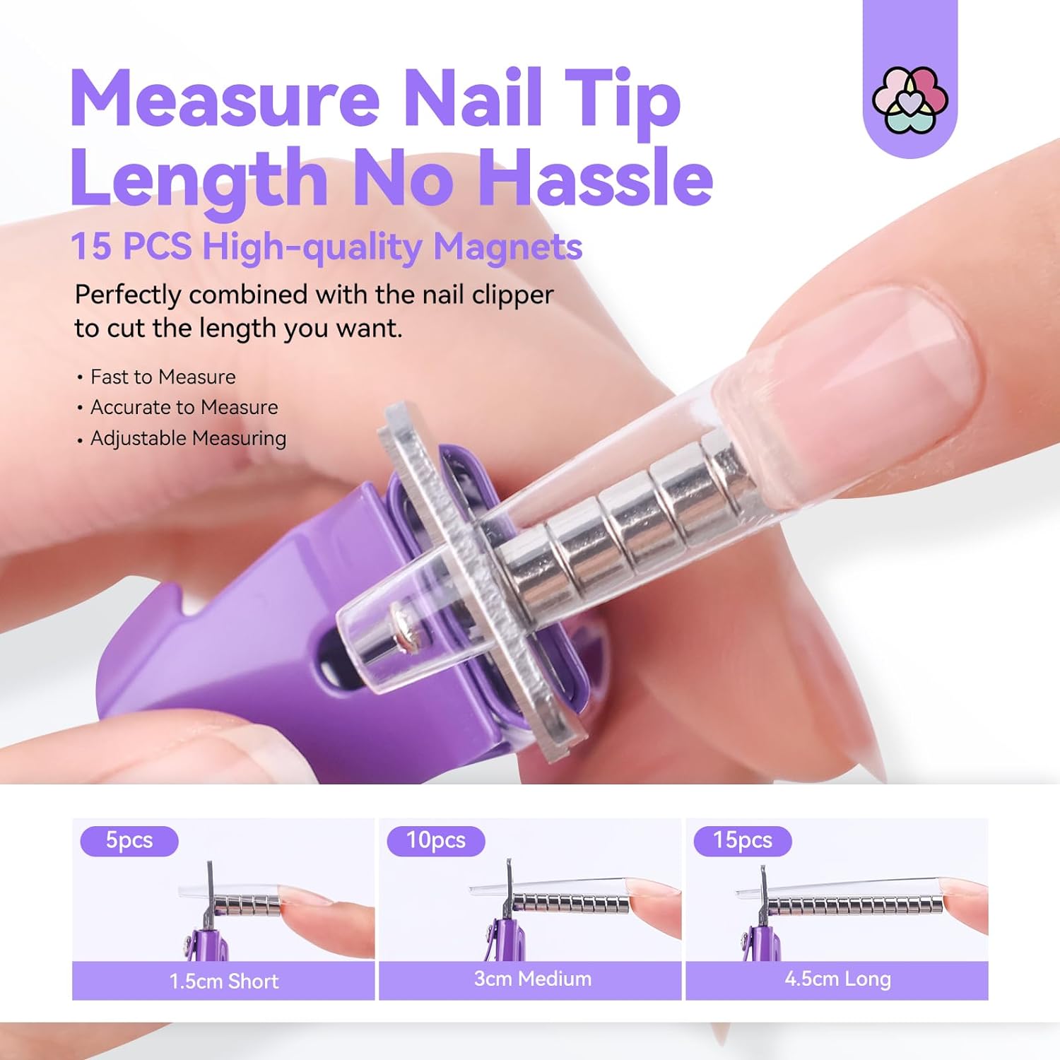 Precision Magnetic Nail Clippers for Easy Tip Cutting