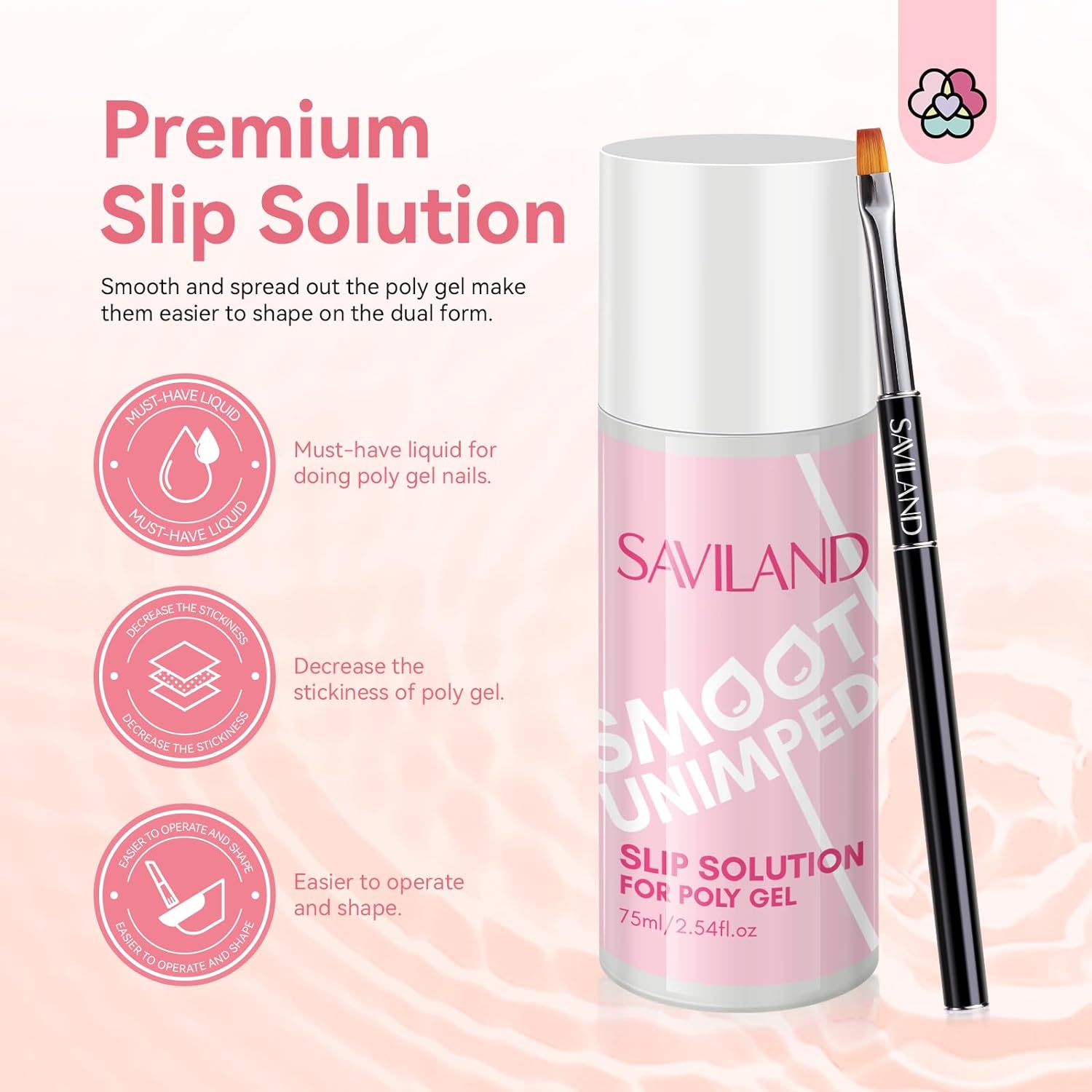 Crystal Clear Poly Gel for Strong Natural Nail Extensions