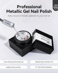 Silver & Gold Chrome Gel Polish Set
