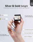 Silver & Gold Chrome Gel Polish Set