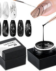 Black & White Spider Gel Set 2PCS (Ships to US Only)