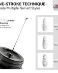 Black & White Spider Gel Set 2PCS (Ships to US Only)