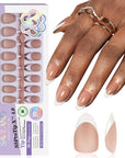 Short Almond French Press On Nails (Ships to US Only)