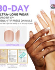 150PCS Short Square French Press On Nails (Ships to US Only)