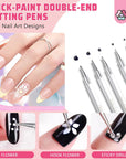 Quick Paint Dotting Tools Nail Art Pen Set