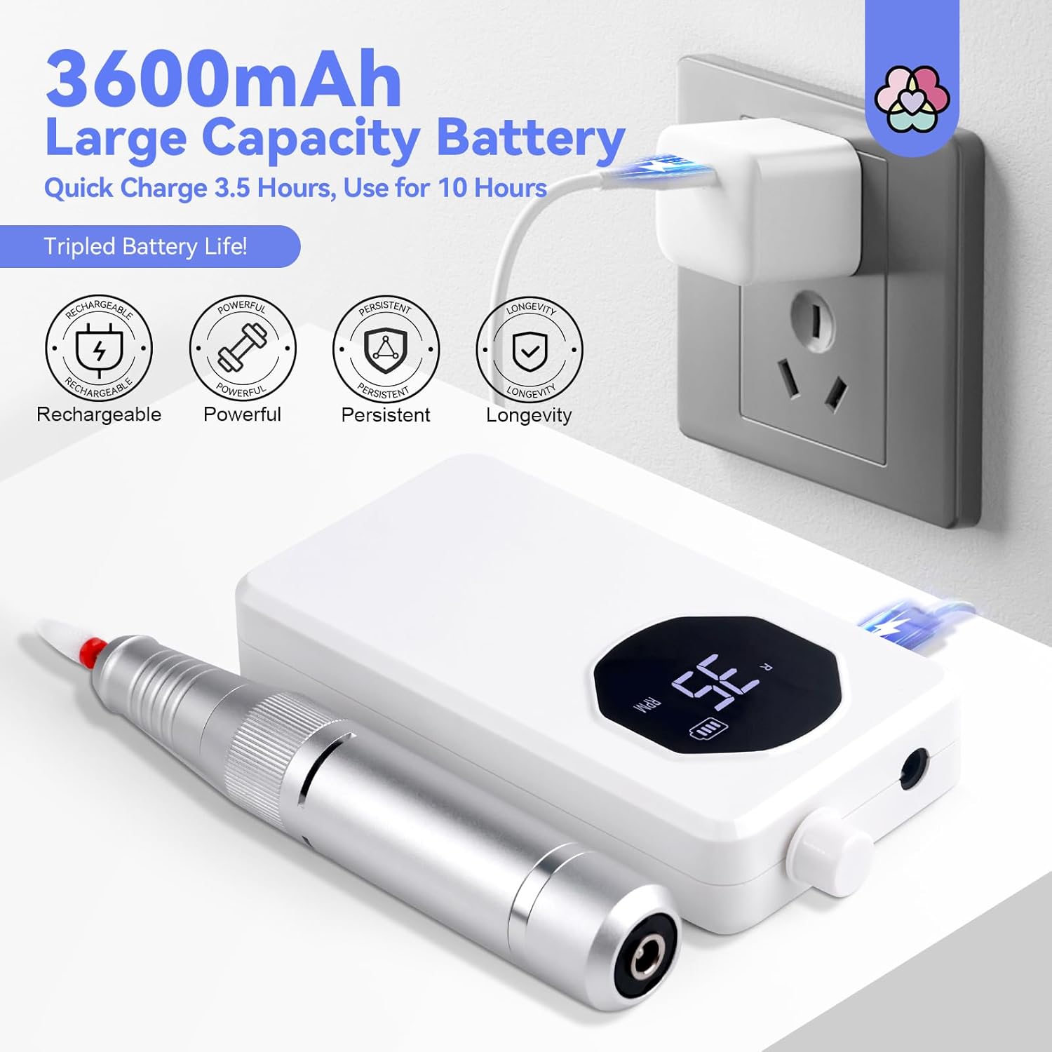Professional 35000RPM Electric Nail Drill (Ships to US Only)