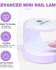 Saviland mini uv nail lamp