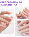 glue gel nails
