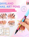 12 Colors Quick Dry Nail Art Pens Set (Ships to US Only)