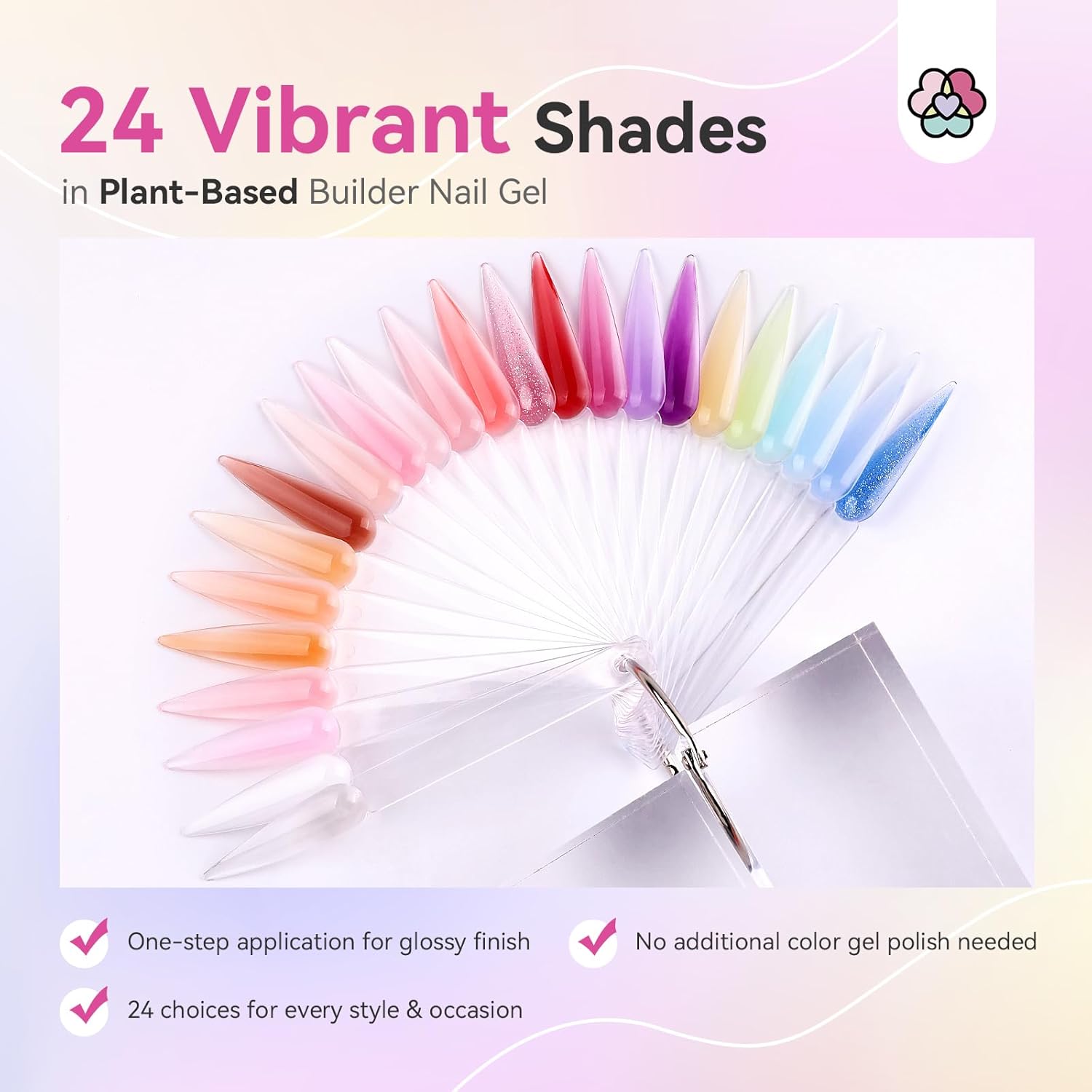 24 Colors Builder Nail Gel Collection Kit (Ships to US Only)