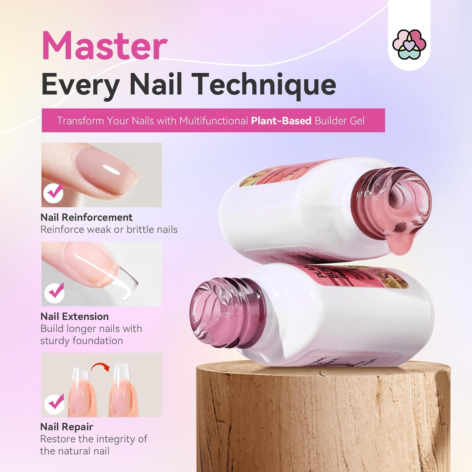 24 Colors Builder Nail Gel Collection Kit (Ships to US Only)