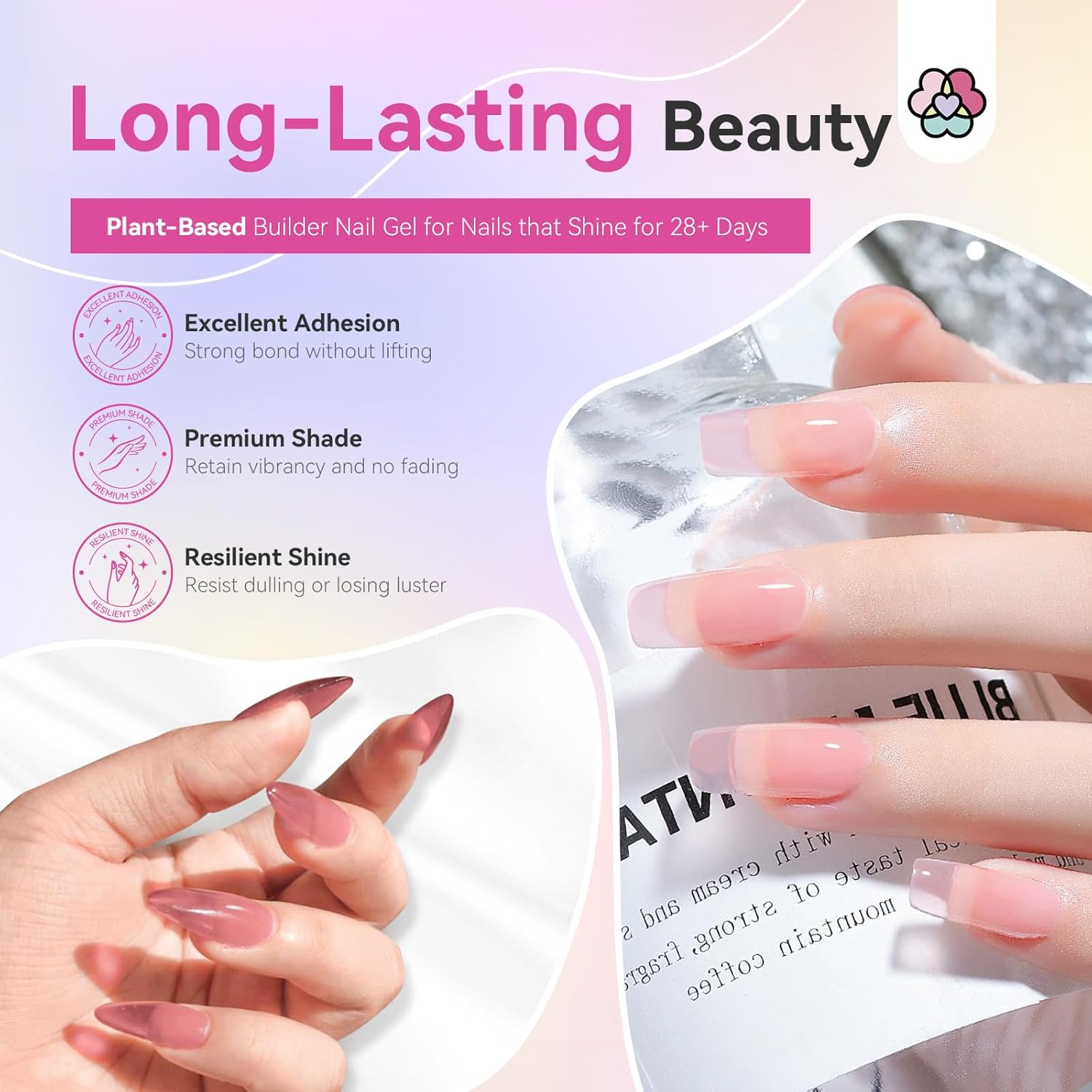 24 Colors Builder Nail Gel Collection Kit (Ships to US Only)