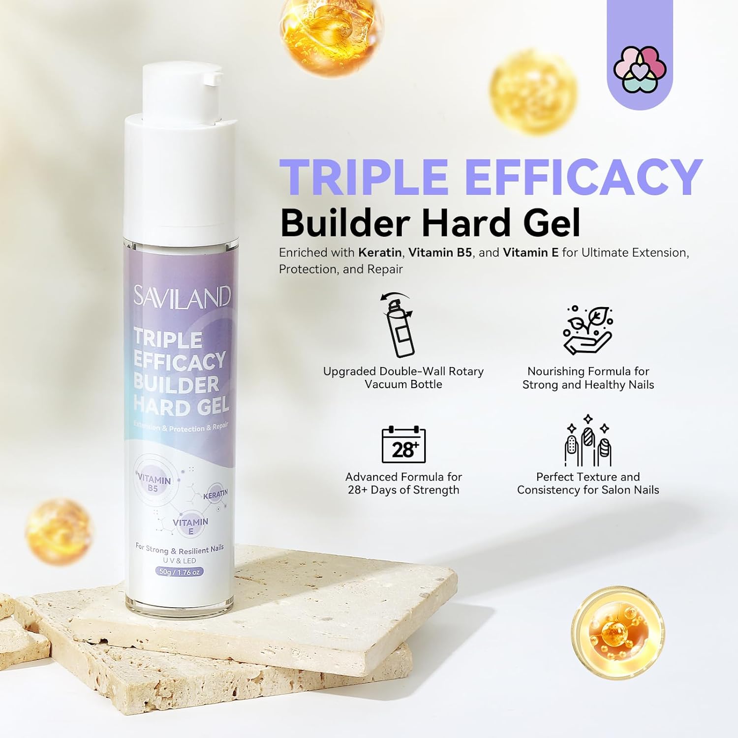 Clear Builder Gel 50g for Nail Extensions (Ships to US Only)