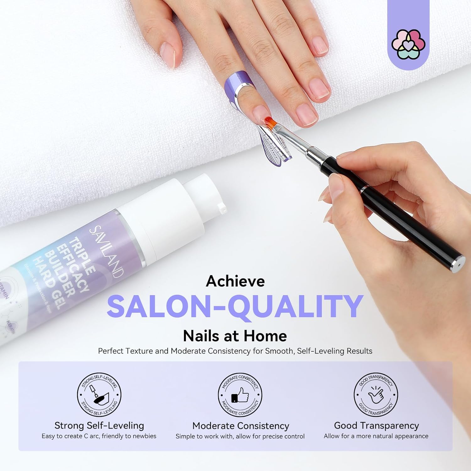 Clear Builder Gel 50g for Nail Extensions (Ships to US Only)