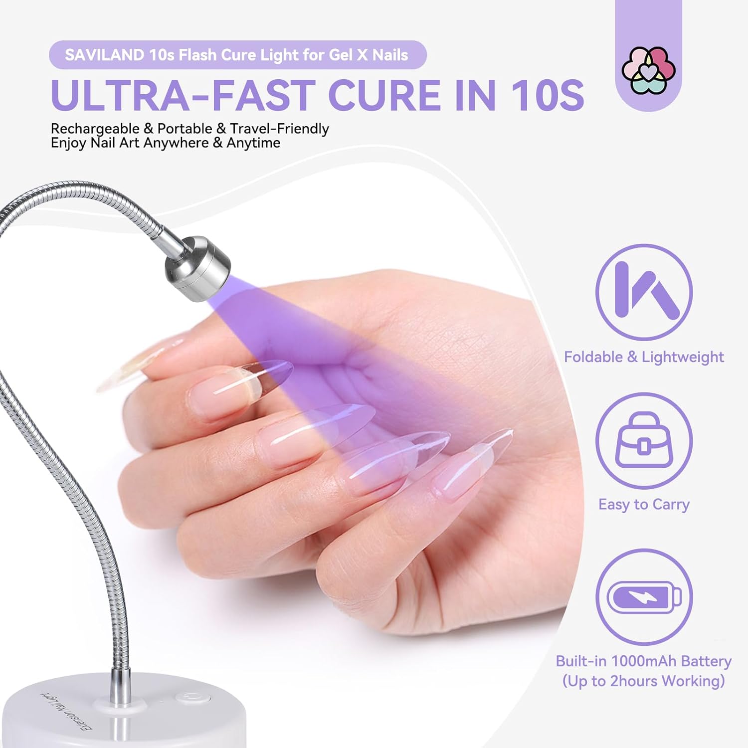 Gooseneck UV Nail Lamp with 360?? Adjustable Light (Ships to US Only)