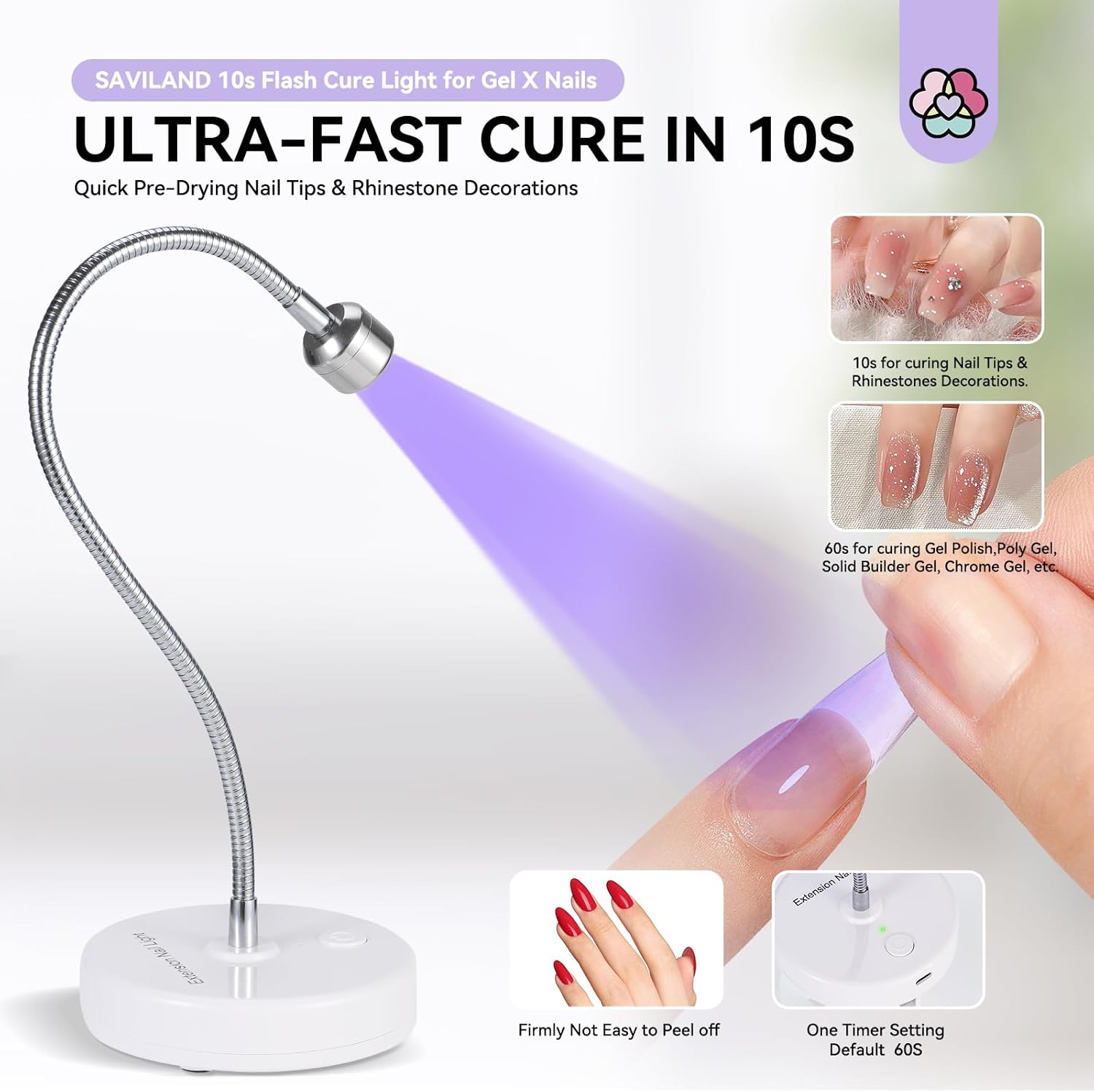 Gooseneck UV Nail Lamp with 360?? Adjustable Light (Ships to US Only)