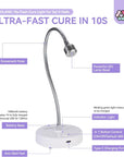 Gooseneck UV Nail Lamp with 360?? Adjustable Light (Ships to US Only)