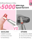 45000RPM Professional Nail Drill for Acrylic Nails