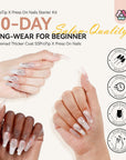 Elegant Wedding Press-On Nails for Brides