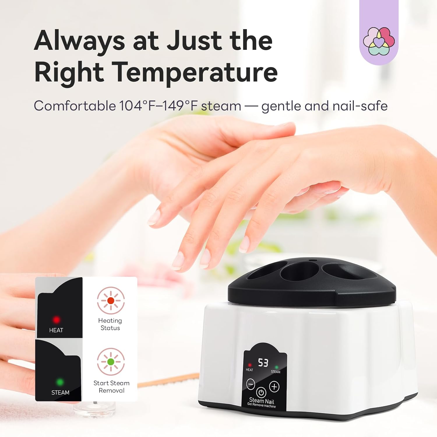 Electric Nail Soaking Bowl for Fast Gel Removal (Ships to US Only)