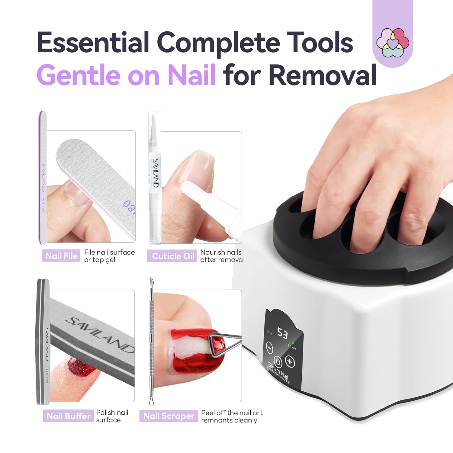 Electric Nail Soaking Bowl for Fast Gel Removal (Ships to US Only)
