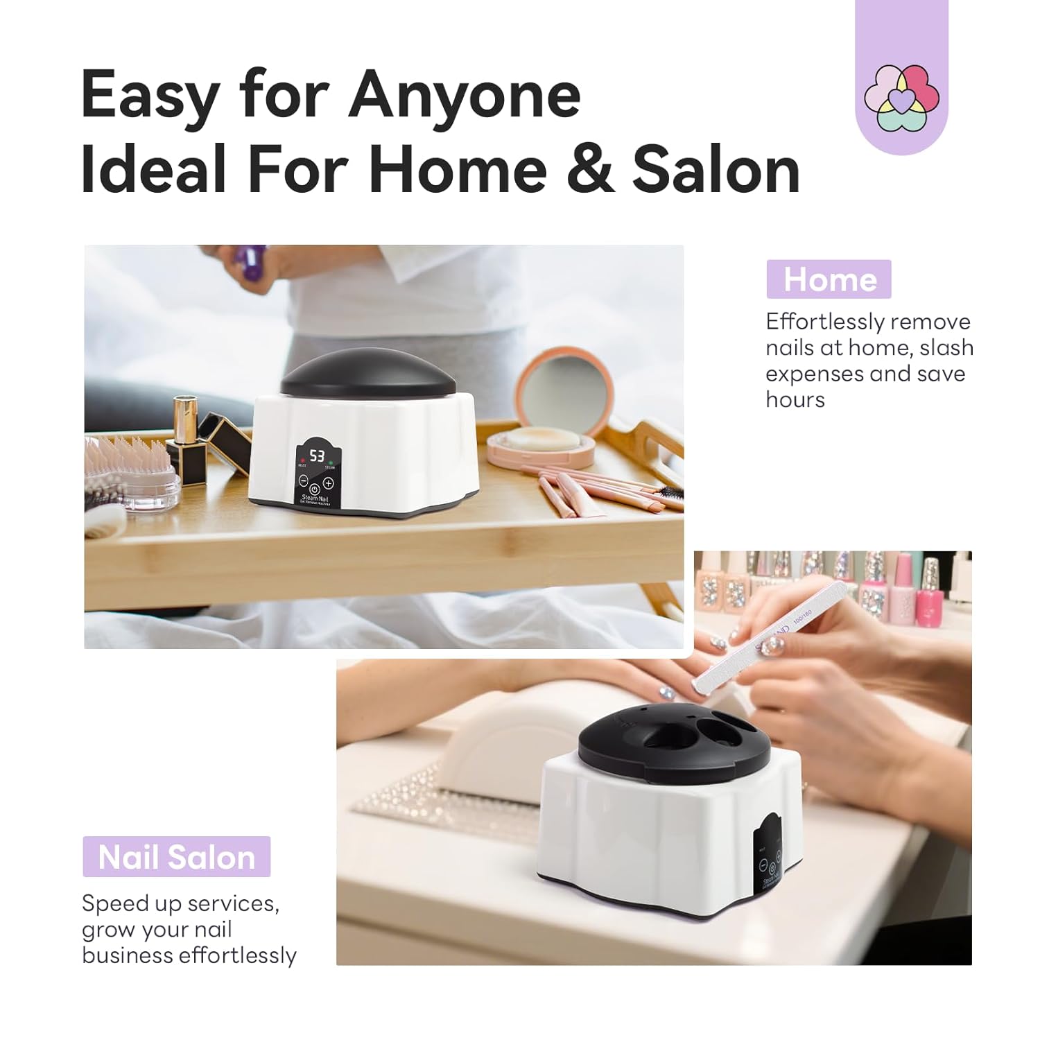 Electric Nail Soaking Bowl for Fast Gel Removal (Ships to US Only)