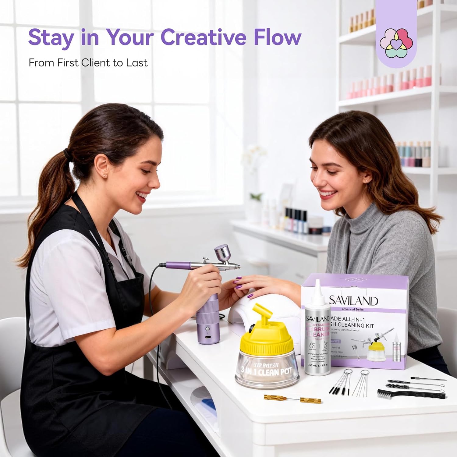 Airbrush Cleaner Kit for Smooth Clog-Free Performance