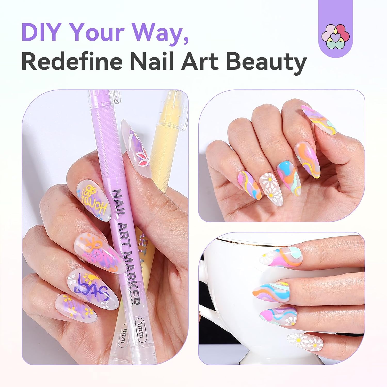 12 Nail Art Pens for Creative DIY Nail Designs